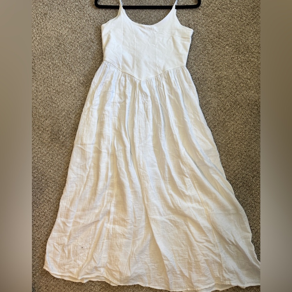 Aerie At The Barre Maxi White Dress -  S